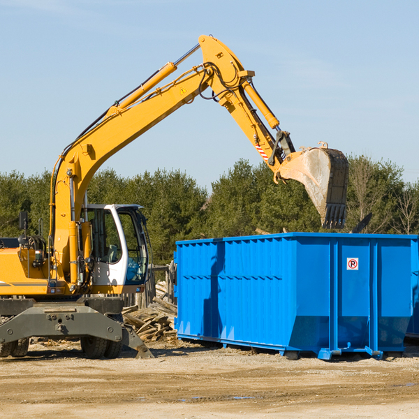 what kind of customer support is available for residential dumpster rentals in Lake Hubert MN